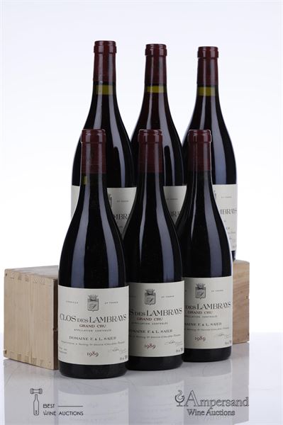 CLOS DES LAMBRAYS 1989 - Domaine des Lambrays - 6 Bottles - Owc 6