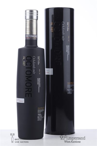 OCTOMORE 5 Y EDITION 04.1 /4_167 - Bruichladdich - 62.5% - 1 of 15000 bottles - PPM 167 - 1 Bottle - Tube