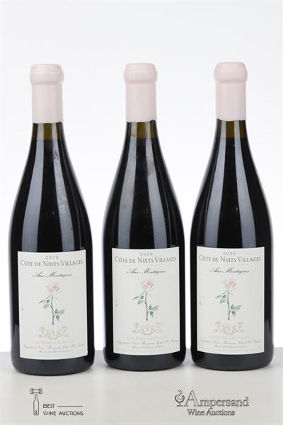 COTE DE NUITS VILLAGES AUX MONTAGNES 2020 - Charles Lachaux - 3 Bottles