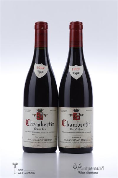 CHAMBERTIN 1998 - Denis Mortet - 2 Bottles