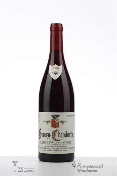 GEVREY CHAMBERTIN LAVAUX ST JACQUES 2008 - Armand Rousseau - 1 Bottle