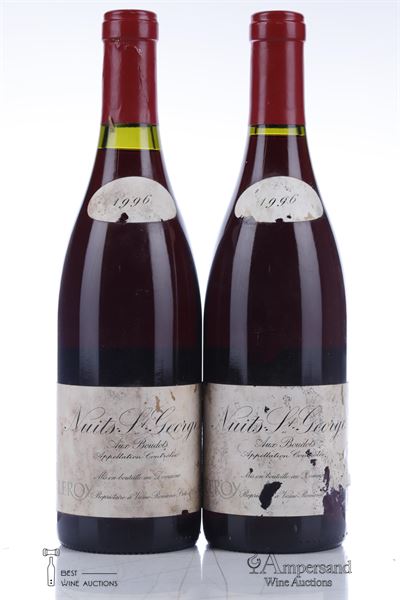 NUITS ST GEORGES AUX BOUDOTS 1996 - Leroy - 2 Bottles