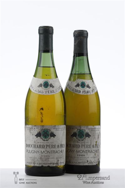 PULIGNY MONTRACHET 1964 - Bouchard - 2 Bottles