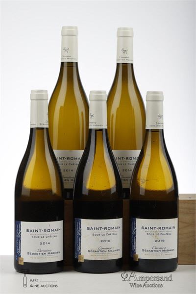 SAINT ROMAIN SOUS LE CHATEAU  3*2014 + 2*2016 2016 - Sebastien Magnien - 5 Bottles