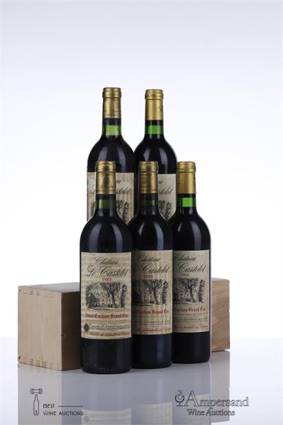 LE CASTELOT 1986 - 5 Bottles