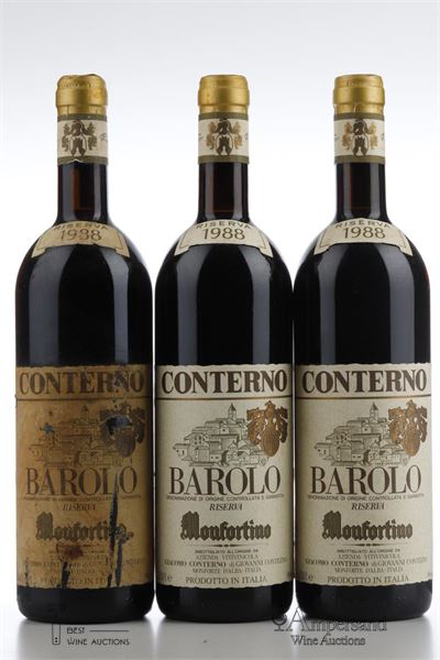 BAROLO MONFORTINO RISERVA 1988 - Giacomo Conterno - 3 Bottles