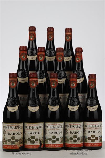 BAROLO 1957 - Marchesi di Barolo - 12 Bottles