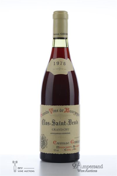 CLOS ST DENIS 1976 - Camille Giroud - 1 Bottle