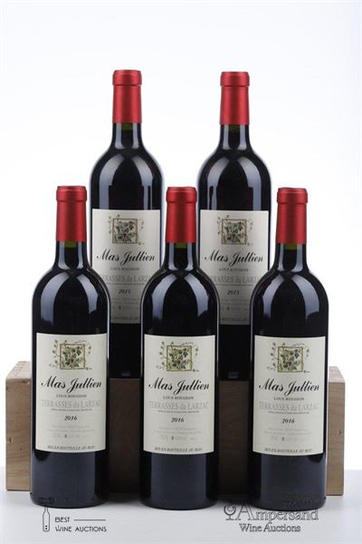 MAS JULLIEN LOUS ROUGEOS 2*2015 + 3*2016  - Mas Jullien - 5 Bottles