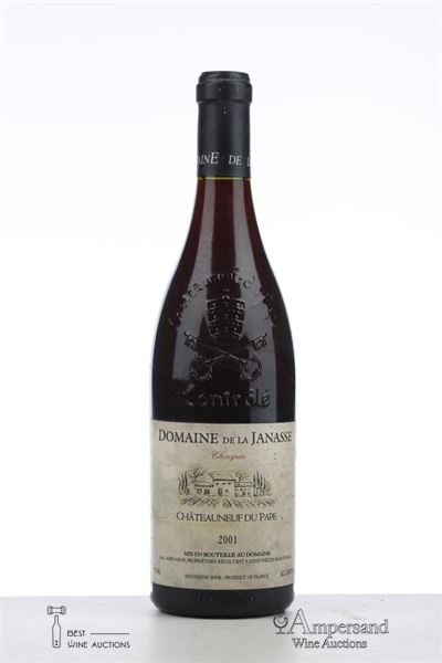 CHATEAUNEUF DU PAPE DOMAINE DE LA JANASSE CUVEE CHAUPIN 2001 - Aime Sabon - 1 Bottle