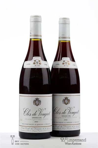 CLOS VOUGEOT 1996 - Domaine de la Juviniere - 2 Bottles