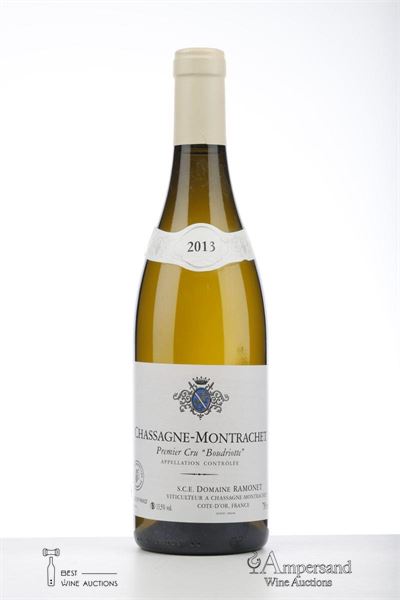 CHASSAGNE MONTRACHET BLANC BOUDRIOTTE 2013 - Ramonet - 1 Bottle