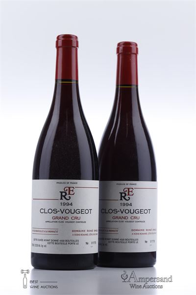 CLOS VOUGEOT 1994 - Rene Engel - 2 Bottles