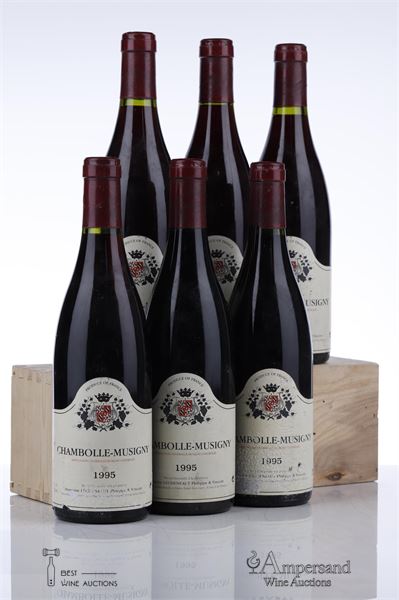 CHAMBOLLE MUSIGNY 1995 - Philippe et Vincent Lecheneaut - 6 Bottles