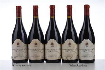 CHAMBOLLE MUSIGNY LES AMOUREUSES 1996 - Robert Groffier - 5 Bottles