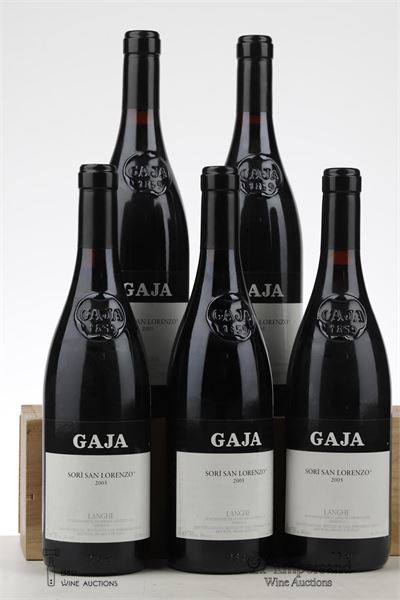 SORI SAN LORENZO 2005 - Gaja - 5 Bottles