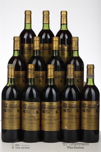 CANTENAC BROWN 1982 - Mc - 12 Bottles