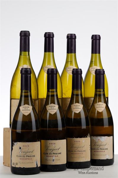 VOUGEOT BLANC CLOS DU PRIEURE 2006 - Domaine de la Vougeraie - 8 Bottles