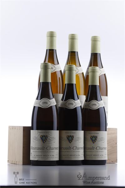 MEURSAULT CHARMES 1996 - Ballot Millot - 6 Bottles