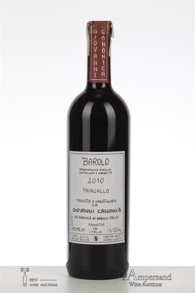 BAROLO PAIAGALLO 2010 - Canonica - 1 Bottle