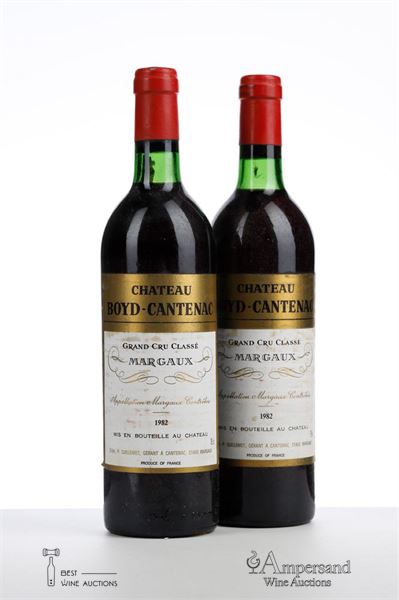 BOYD CANTENAC 1982  - 2 Bottles