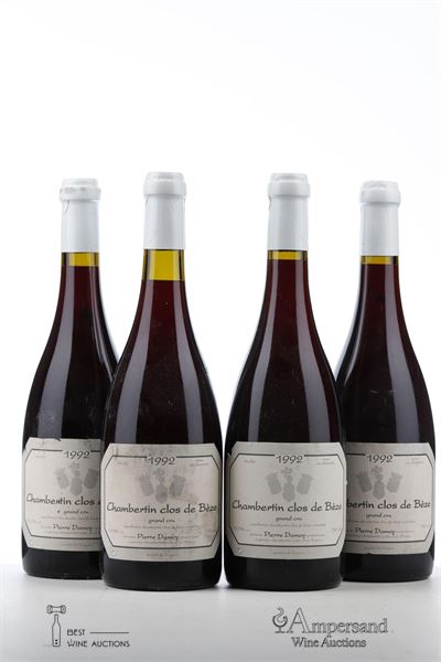 CHAMBERTIN CLOS DE BEZE 1992 - Pierre Damoy - 4 Bottles