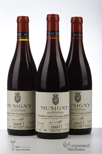 MUSIGNY CUVEE VIEILLES VIGNES 1997 - Comte de Vogue - 3 Bottles