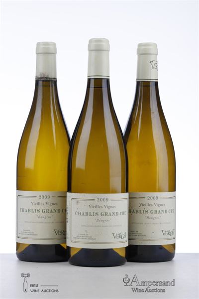 CHABLIS BOUGROS VIEILLES VIGNES 2009 - Verget - 3 Bottles