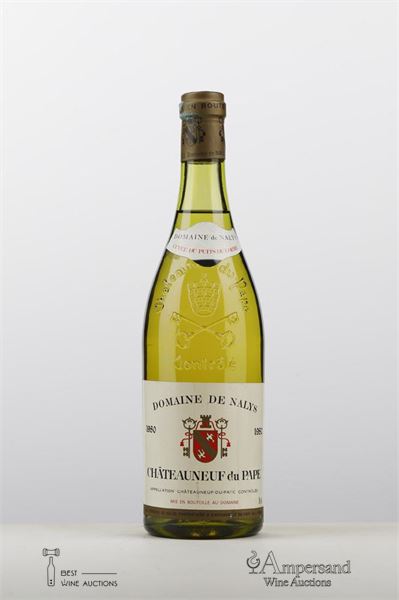 CHATEAUNEUF DU PAPE BLANC CUVEE DU PUITS DE L'ORME 1980 - Domaine de Nalys - 1 Bottle