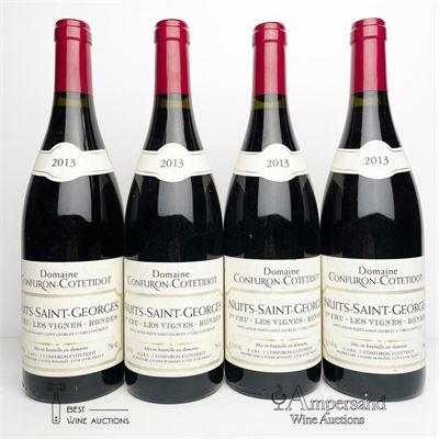NUITS ST GEORGES LES VIGNES RONDES 2013 - Confuron Cotetidot - 4 Bottles