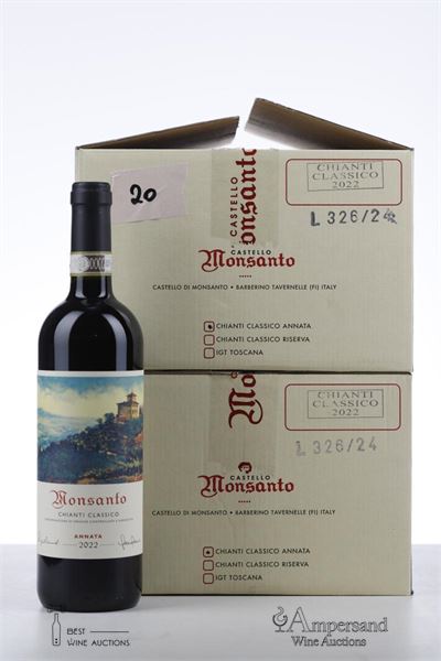 CHIANTI CLASSICO 2022 - Castello Monsanto - 12 Bottles - Oc 6