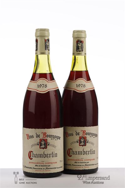 CHAMBERTIN 1978 - G. Prieur - 2 Bottles