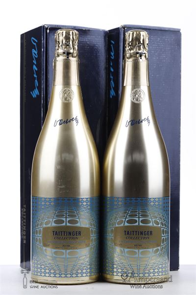 TAITTINGER COLLECTION VASARELY 1978 - Taittinger - 2 Bottles - Oc 1