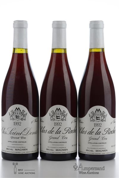 CLOS DE LA ROCHE 1992 - Michel Magnien - 3 Bottles