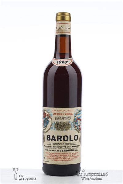 BAROLO 1967 - Burlotto - 1 Bottle