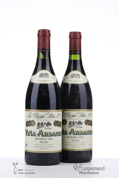 VINA ARDANZA RESERVA 1995 - La Rioja Alta - 2 Bottles