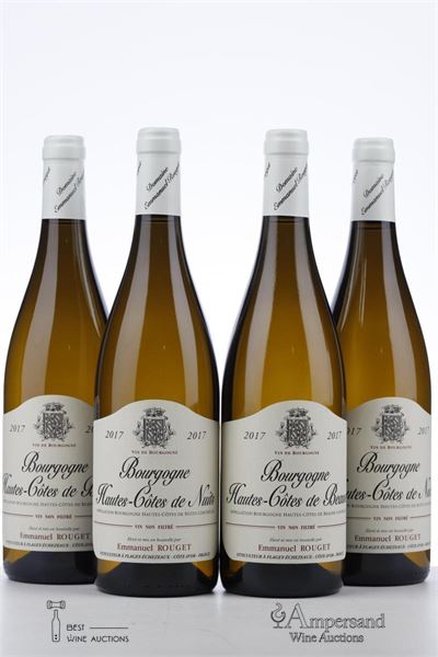 BOURGOGNE HAUTES COTES DE BEAUNE BLANC 2017 - Emmanuel Rouget - 4 Bottles