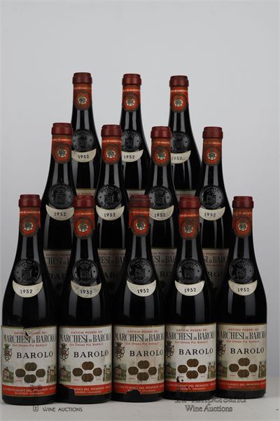 BAROLO 1952 - Marchesi di Barolo - 12 Bottles
