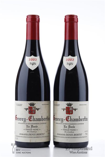 GEVREY CHAMBERTIN EN DEREE VIEILLE VIGNE 2002 - Denis Mortet - 2 Bottles