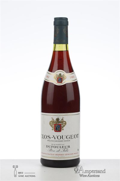 CLOS VOUGEOT 1984 - Dufouleur - 1 Bottle