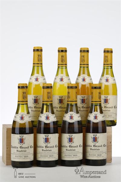 CHABLIS VAUDESIR 1991 - Jean Paul Droin - 8 x 0,375Ltr