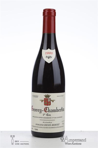 GEVREY CHAMBERTIN 1 ER CRU 2000 - Denis Mortet - 1 Bottle