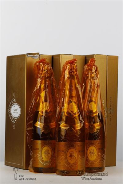 CRISTAL ROEDERER 2000 - Louis Roederer - 3 Bottles - Oc 1