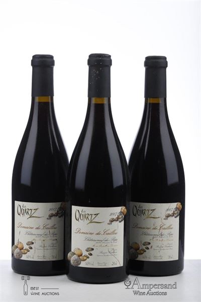 CHATEAUNEUF DU PAPE LES QUARTZ 2007 - Le Clos du Caillou - 3 Bottles