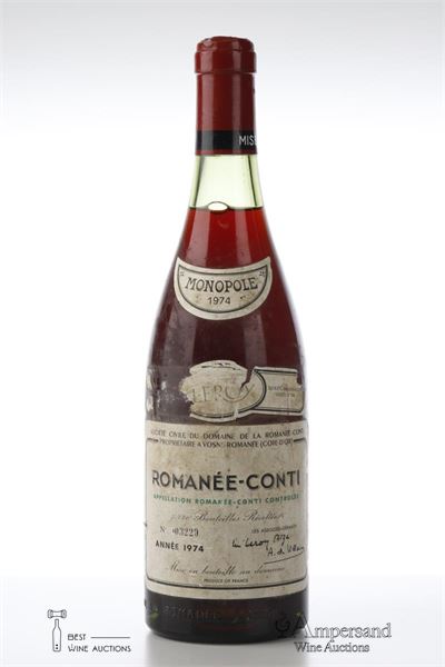 ROMANEE CONTI 1974 - Domaine de la Romanee Conti - 1 Bottle