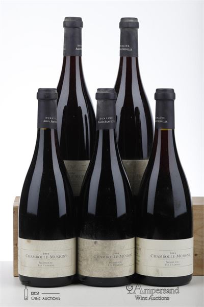 CHAMBOLLE MUSIGNY LES CHARMES 2004 - Amiot Servelle - 5 Bottles