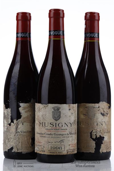 MUSIGNY CUVEE VIEILLES VIGNES 1996 - Comte de Vogue - 3 Bottles