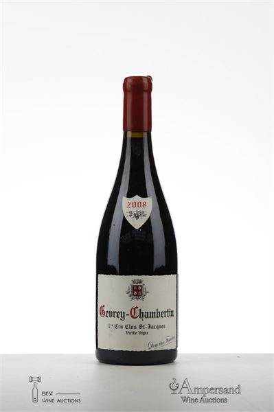 GEVREY CHAMBERTIN CLOS ST JACQUES VIEILLE VIGNE 2008 - Fourrier - 1 Bottle