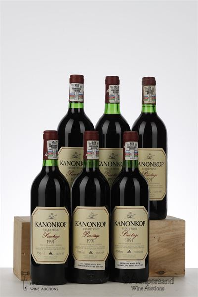 KANONKOP PINOTAGE 1991 - Kanonkop Cellars - 6 Bottles