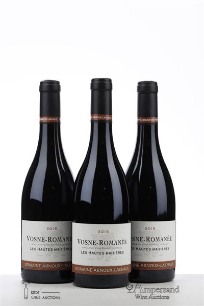 VOSNE ROMANEE LES HAUTES MAIZIERES 2015 - Arnoux Lachaux - 3 Bottles